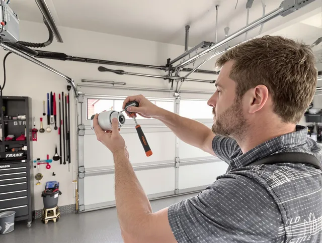 Garage door opener repair service by Broadview Heights Garage Door Repair in Broadview Heights
